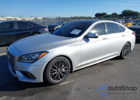 2019 Genesis G80 3.8 из США, поврежденный, VIN KMTFN4JE4KU326605
